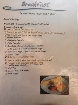 Menu 13  at Smiling Buddha Restaurant in Karangasem