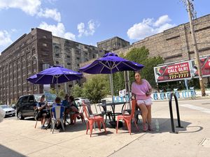   at Purple Door Ice Cream in Milwaukee