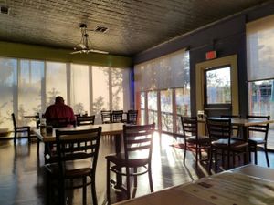 inside at Senor Veggie in San Antonio