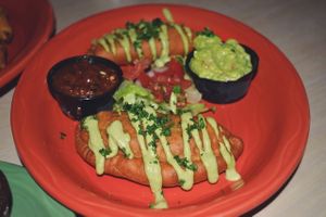 Southwestern empanadas at Senor Veggie in San Antonio