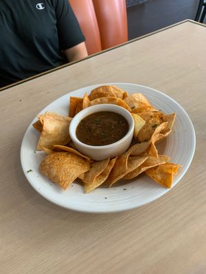 Chips and Salsa! at Senor Veggie in San Antonio