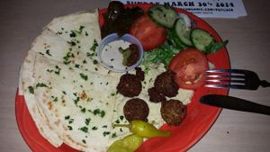 Baklava at Senor Veggie in San Antonio