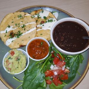 Pupusa Nortenas at Senor Veggie in San Antonio