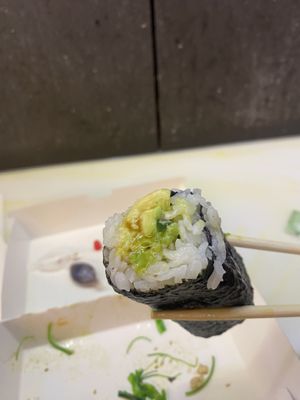 Avocado roll #Veganuary at Sushi Hub - Melbourne Central in Melbourne