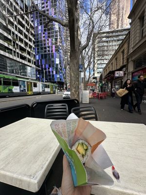 Creamy avocado taste.  at Sushi Hub - Swanston St in Melbourne