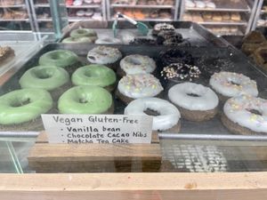Vegan gluten-free donuts  at The Donuttery in Huntington Beach