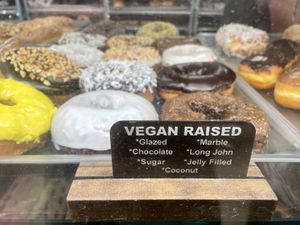 Vegan raised donuts  at The Donuttery in Huntington Beach