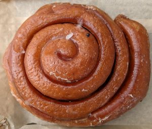 cinnamon roll at The Donuttery in Huntington Beach
