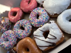 Vegan donuts #Veganuary at The Donuttery in Huntington Beach