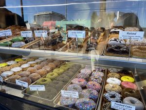 Their food truck selection at Vegan Exchange    at The Donuttery in Huntington Beach