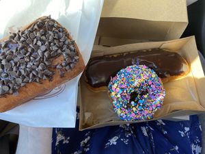 Chocolate chip, chocolate bar, sprinkle  at The Donuttery in Huntington Beach