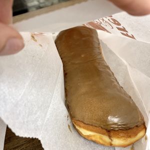 Maple Long John 🍁  at The Donuttery in Huntington Beach