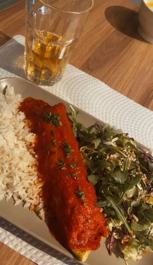 Crepe de soja   at Divino Grão in Braga