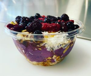 Açaí Smoothie Bowl With plant based protein .  at Shine Nutrition in Caldwell