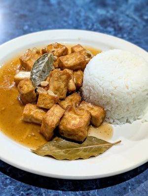 Adobo Tofu at Rock Island Cafe in Palau