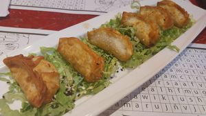 Gyoza at Ramen House in Bogota