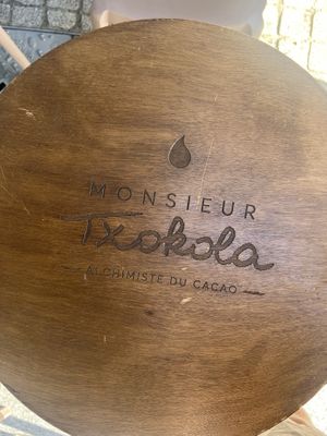Name  at Monsieur Txokola in Biarritz
