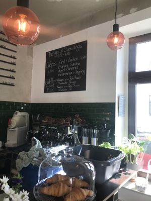 Inside  at Café Pfusch in Leipzig