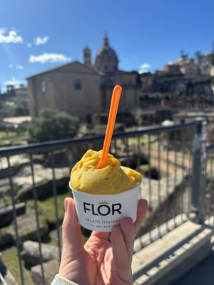   at Flor Gelato Italiano in Rome