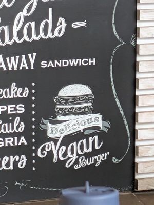 Vegan burger #Veganuary at SUKA Fruit & Salad in Tenerife