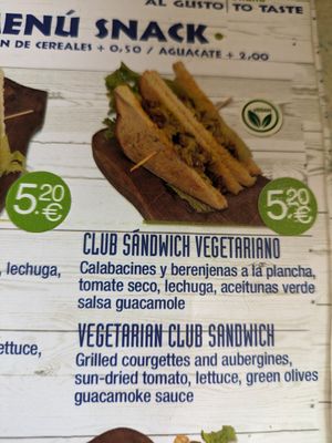 Vegan club sandwich #Veganuary at SUKA Fruit & Salad in Tenerife