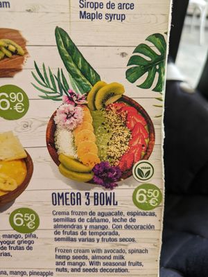 Vegan smoothie bowl #Veganuary at SUKA Fruit & Salad in Tenerife