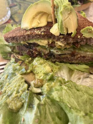 Inside view of the sammich - mad good!   at SUKA Fruit & Salad in Tenerife