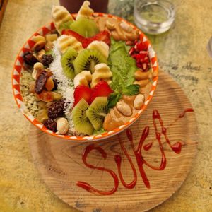 Omega 3 bowl at SUKA Fruit & Salad in Tenerife