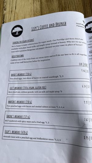   at Izzy's Coffee and Brunch in Sofia