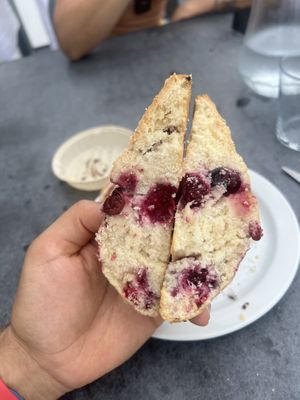 Inside scone   at Mälis in Biarritz