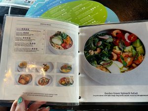 Vegetarian/vegan menu  at Nudi Beach Bar & Restaurant in Benoa