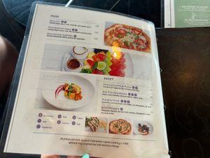 Vegetarian/vegan menu   at Nudi Beach Bar & Restaurant in Benoa