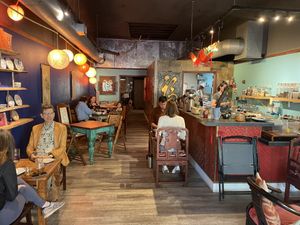 Dining  at Cloud Pine Tea + Culture in Milwaukie