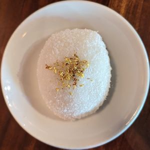 Peanut and Coconut Mochi at Cloud Pine Tea + Culture in Milwaukie