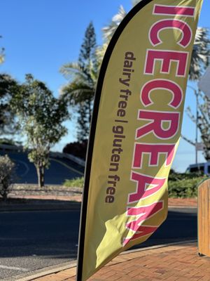 not only dairy free but vegan!  at Yeppoon Gelato and Ice Cream in Yeppoon