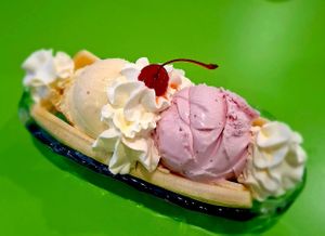 Banana Split at Yeppoon Gelato and Ice Cream in Yeppoon