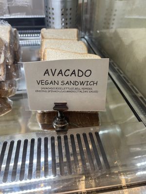 Avocado Vegan Sandwich   at Blenz Coffee - Davie in Vancouver