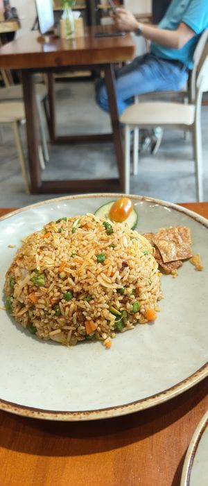 Petai sembal fried rice at PMV Cafe - 静思蔬食 in Johor Bahru