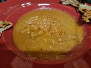 Vegan chicken korma, very rich and delicious at Ashoka - Ashton Lane in Glasgow