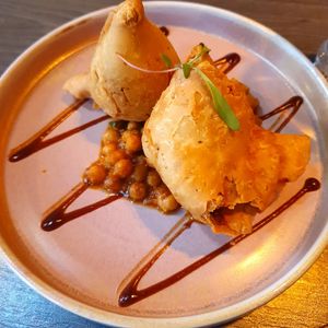 Vegan Samosa at Ashoka - Ashton Lane in Glasgow