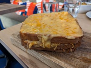 Croque-monsieur at Bloomy Rive Gauche in Toulouse