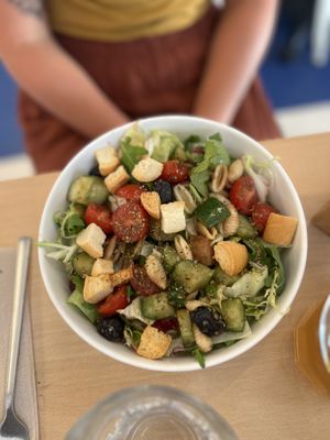 Panzanella salad 14€  at Bloomy Rive Gauche in Toulouse