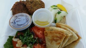 vegetarian delight at Pita Paradise in Wailea