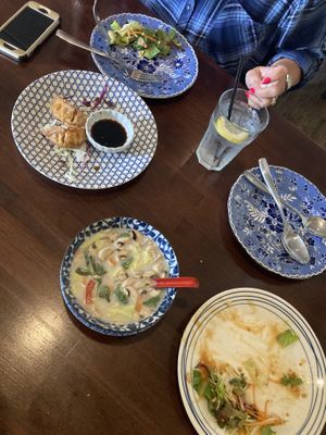 so many options!  at Hot Basil Thai Eatery in West Hartford