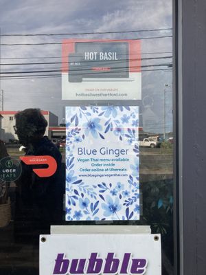 I was so excited to see this sign!  at Hot Basil Thai Eatery in West Hartford