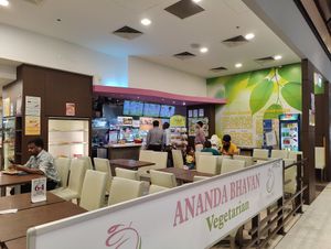 restaurant layout at Ananda Bhavan - Changi Expo in East Singapore