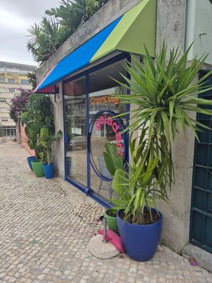 Really wanted to try their ice cream however when we turned up it was closed with no details on the shop front or social media🤷‍♀️ at Geladaria Chantilly in Lisbon