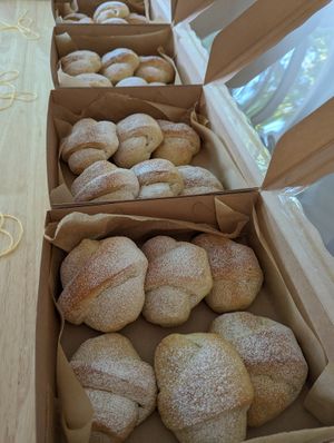 Cornetti Day! Check out our calendar for upcoming events: https://www.thecompassionatecrumb.com/events at The Compassionate Crumb in Mountain View