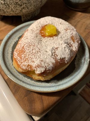 Hanukkah donut yum   at Just Fine Donuts in Alexandria