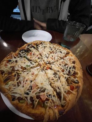 Garden delight pizza was ok  at Vegan Taipei in Taipei